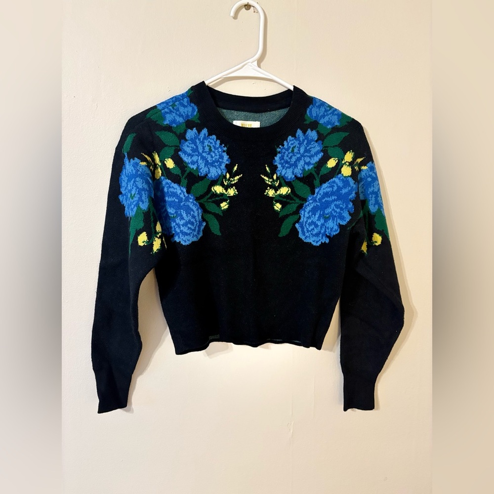 Maeve Anthropologie The Camryn Cropped Sweater